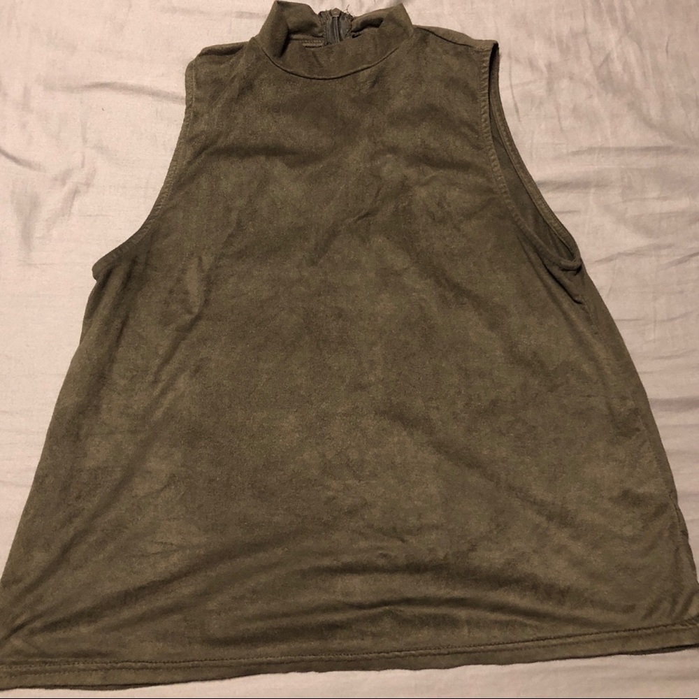 Sun & Shadow Suede Tank